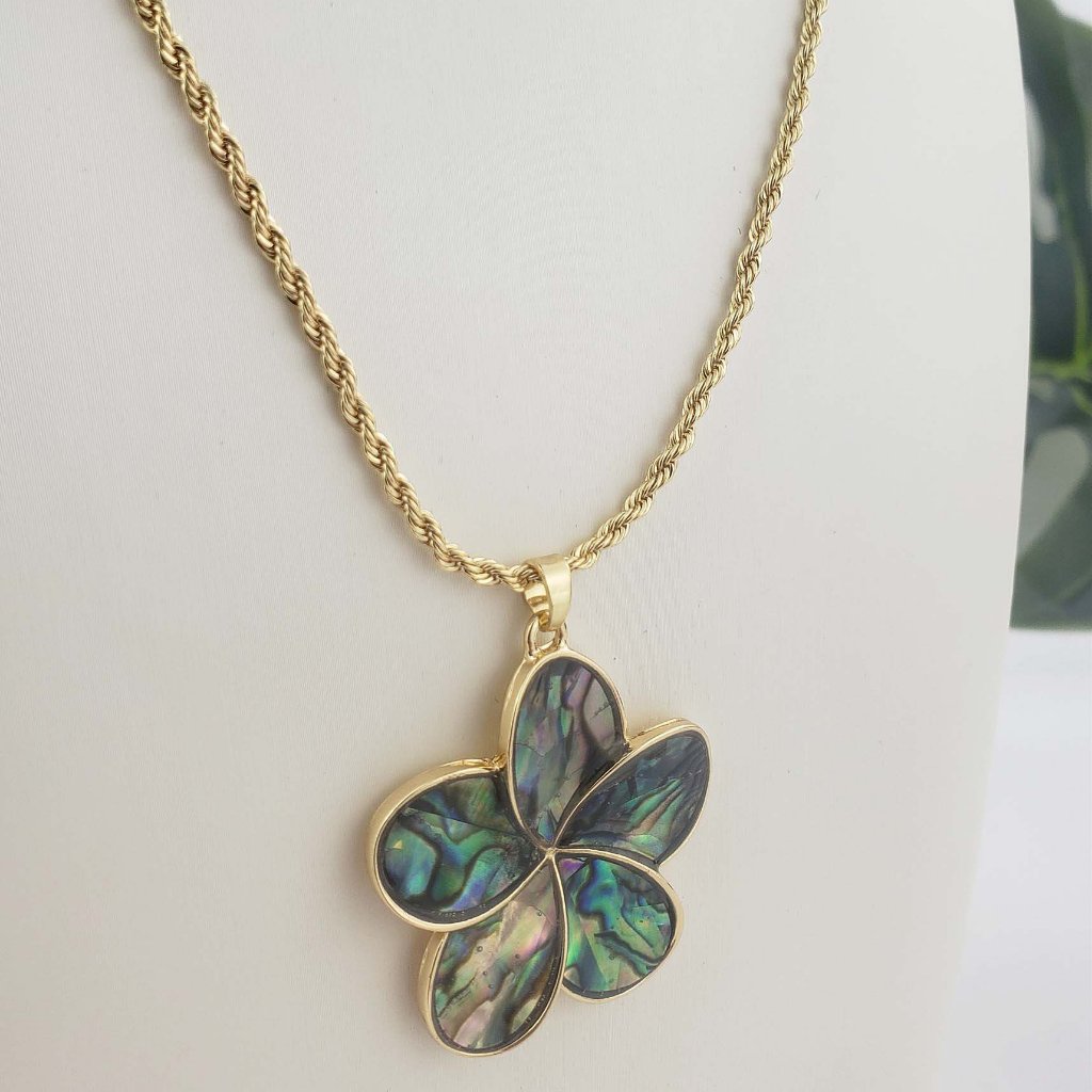 Large Abalone Shell Necklace